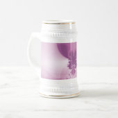 Rosa Sunrise Bierglas (Vorderseite Links)