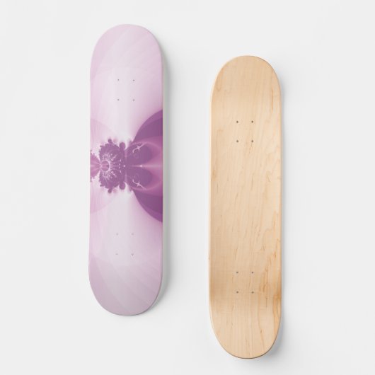 Rosa Sunrise Skateboard (Vorderseite)