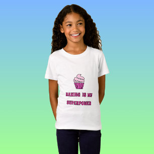 Rosa Superleistung Backkuchen T-Shirt