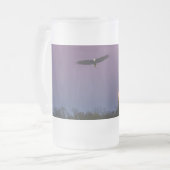 Rosa Supermond Adler Mattierte Tasse (Vorderseite Links)