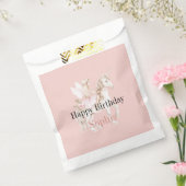 Rosa süße Feenflügel Kleid Einhorn Geburtstag Geschenktütchen (Versiegelt)
