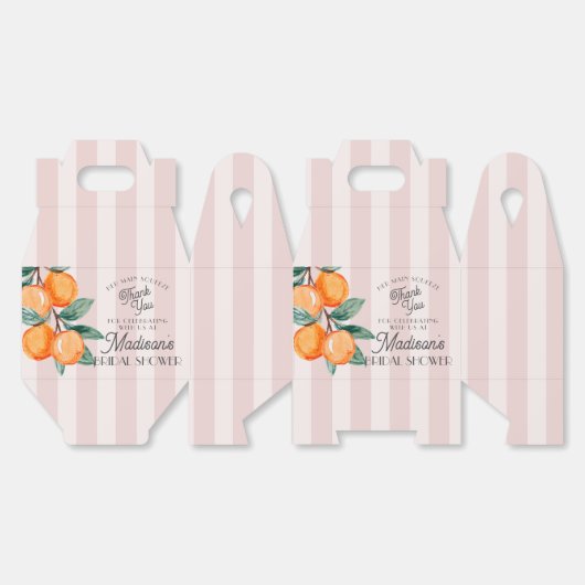 Rosa Süsse Ihr Haupt-Squeeze Zitrusfrüchte-Brautpa Geschenkschachtel (Ungeklappt)