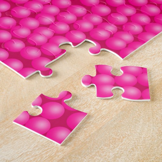 Rosa Süßholzallsorts-Gelee Sprogs Puzzle (Seite)