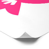 Rosa Süßigkeiten Poster (Ecke)