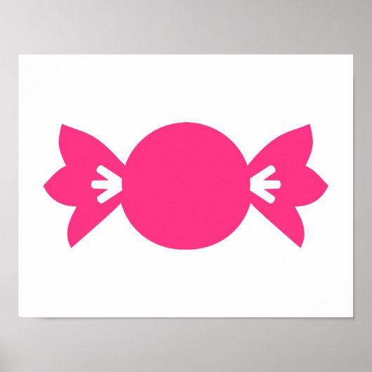 Rosa Süßigkeiten Poster (Vorne)