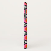 Rosa Suzani Muster Case-Mate iPhone Hülle (Hinten/Links)