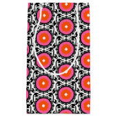 Rosa Suzani Muster Kleine Geschenktüte (Vorderseite)