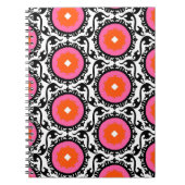 Rosa Suzani Muster Notizblock (Vorderseite)
