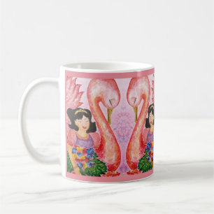 Rosa Swan-Tasse Kaffeetasse