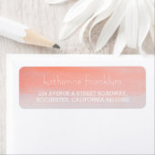 Rosa Swash elegante Hochzeit Aquarell (Insitu)