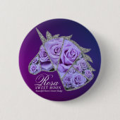 Rosa Sweet Moon Button (Vorderseite)