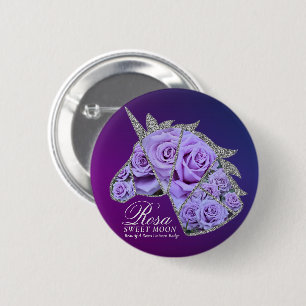 Rosa Sweet Moon Button