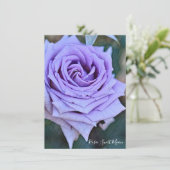 Rosa Sweet Moon: Flat Card (Stehend Vorderseite)
