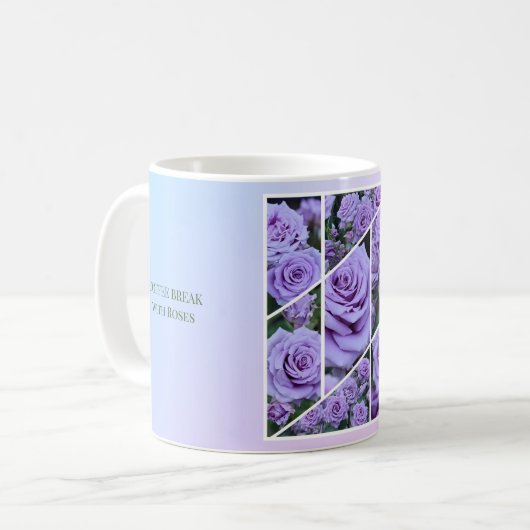 Rosa Sweet Moon Kaffeetasse (Vorderseite Links)