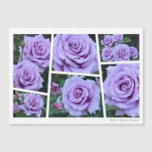 Rosa Sweet Moon Magnetkarte (Vorderseite)