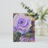 Rosa Sweet Moon [Postcard] Postkarte (Stehend Vorderseite)