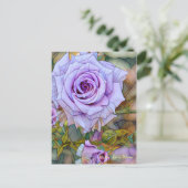 Rosa Sweet Moon [Postcard] Postkarte (Stehend Vorderseite)