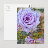 Rosa Sweet Moon [Postcard] Postkarte (Vorne/Hinten)