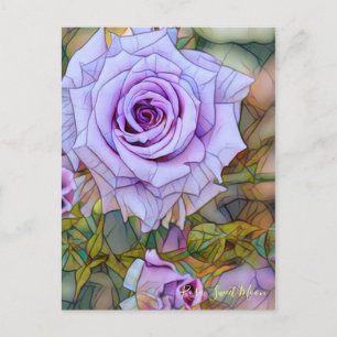 Rosa Sweet Moon [Postcard] Postkarte