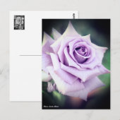 Rosa Sweet Moon Postkarte (Vorne/Hinten)