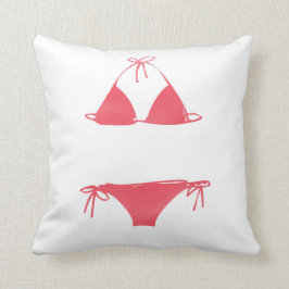 Rosa Swim-Anzug Kissen