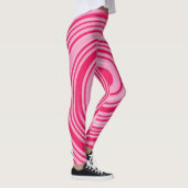 Rosa Swirbelmuster Leggings (Rechts)