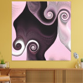 Rosa Swirl 45 Leinwanddruck (Insitu (Wohnzimmer))