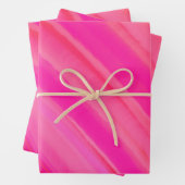 Rosa Swirl Abstrakt Geschenkpapier Set (Beispiel)