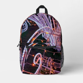 Rosa Swirl Bedruckter Rucksack