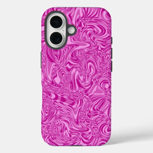 Rosa Swirl Case-Mate iPhone Hülle (Rückseite)