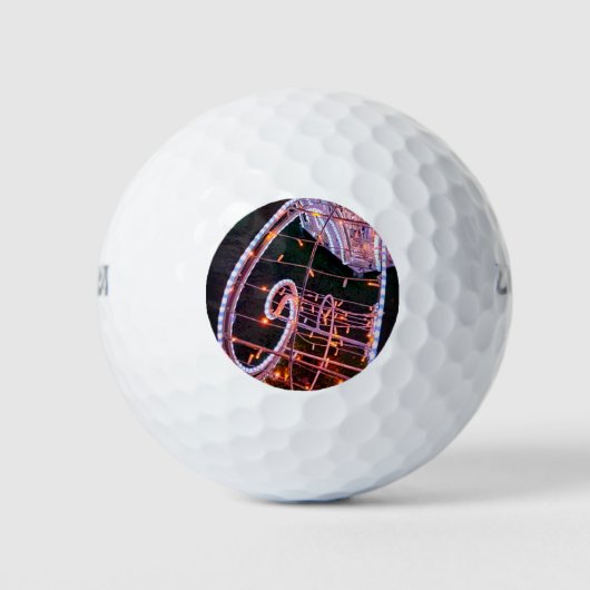 Rosa Swirl Golfball (Vorderseite)