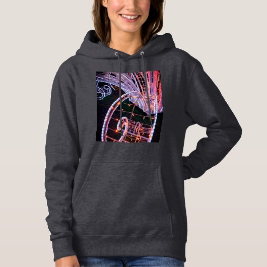 Rosa Swirl Hoodie (Vorderseite)