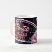Rosa Swirl Kaffeetasse (Vorderseite Links)