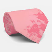 Rosa Swirl Krawatte (Gerollt)