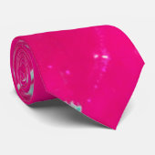 Rosa Swirl Krawatte (Gerollt)