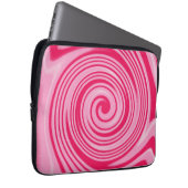 Rosa Swirl-Notebookhülle Laptopschutzhülle (Vorne Rechts)