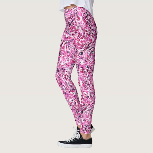 Rosa Swirl Print Women's Leggings (Links)