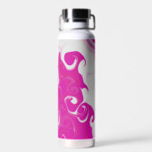 Rosa Swirl Trinkflasche (Rückseite)
