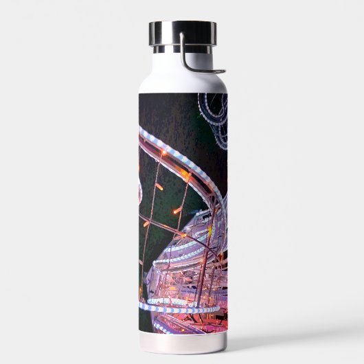 Rosa Swirl Trinkflasche (Links)