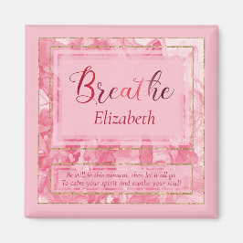 Rosa Swirl und Goldschmiedearbeiten beruhigend ins Magnet