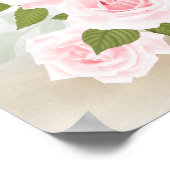 Rosa Symphonie-Rose Poster (Ecke)