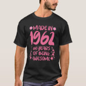 Rosa t 1962 60 Jahre Phantastisch T-Shirt (Vorderseite)