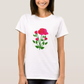 Rosa T - Shirt (Vorderseite)