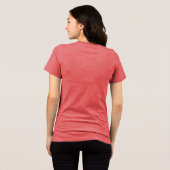 rosa T-Shirt Tri-Blend Shirt (Rückseite voll)