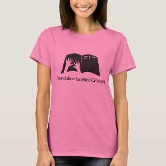 Rosa T-Stück der Damen mit FBC Logo T-Shirt