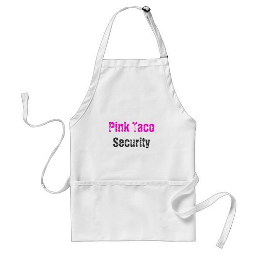 Rosa Taco, Sicherheit Schürze (Vorne)