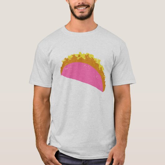 Rosa Taco T-Shirt (Vorderseite)