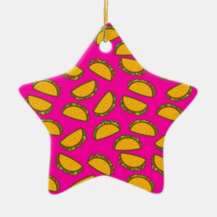 Rosa Tacos Keramikornament
