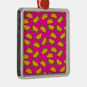 Rosa Tacos Ornament Aus Metall (Rechts)