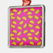Rosa Tacos Ornament Aus Metall (Links)